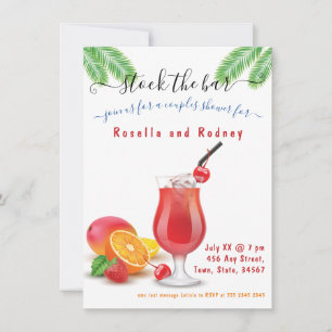 Invitación La Más Exclusiva Es La Ducha Bar