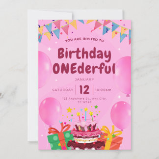 Invitación La más maravillosa época del año cumpleaños de inv