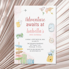 Invitación La mayor aventura espera viaje