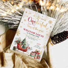 Invitación La mayoría de los Navidades de la hora maravillosa