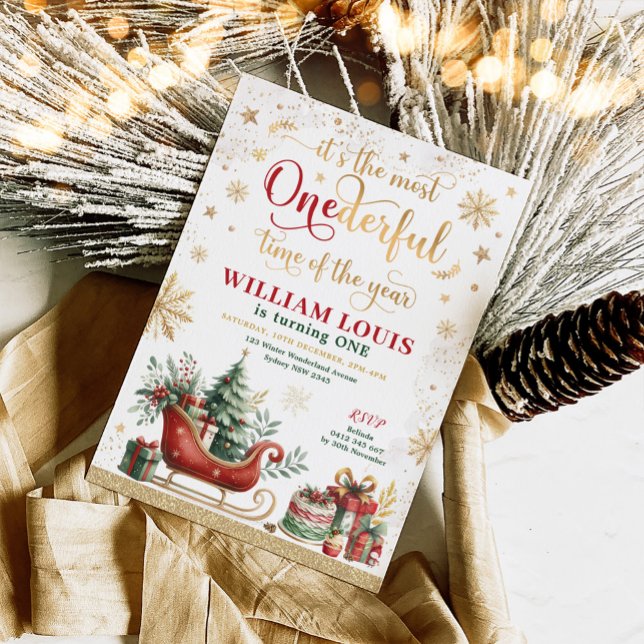 Invitación La mayoría de los Navidades de la hora maravillosa (Subido por el creador)