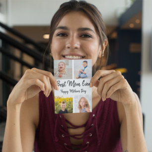 Invitación La mejor carta del día de la madre del Collage de 