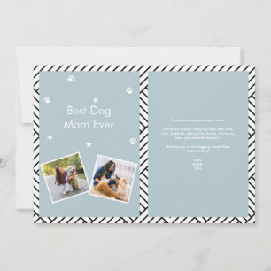 Invitación La mejor madre del perro de todos los tiempos tarj