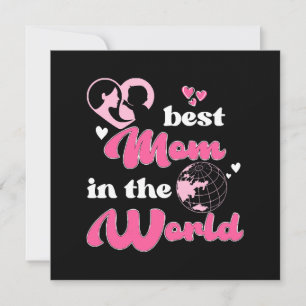 Invitación La mejor mamá del mundo día de la madre