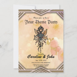 Invitación La melodía de la naturaleza, la danza del hada flo