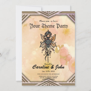 Invitación La melodía de la naturaleza, la danza del hada flo