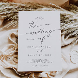 Invitación La Moda De Boho Gray El Boda De
