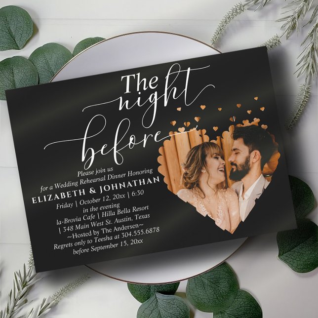 Invitación La moda de la noche antes del ensayo de la cena (Subido por el creador)