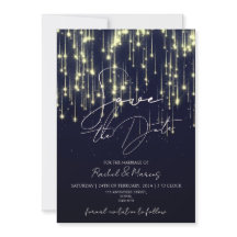 La moderna boda de caligrafía mínima salva la fech