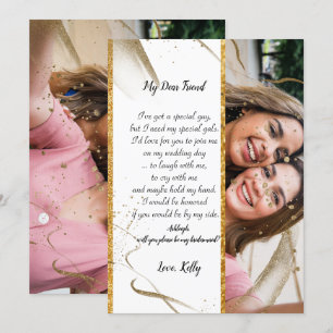 Invitación la moderna caligrafía será mi novia