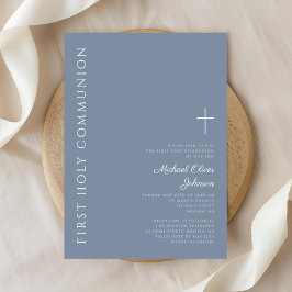 Invitación La moderna Cruz Azul Polvorienta Primera Santa Com