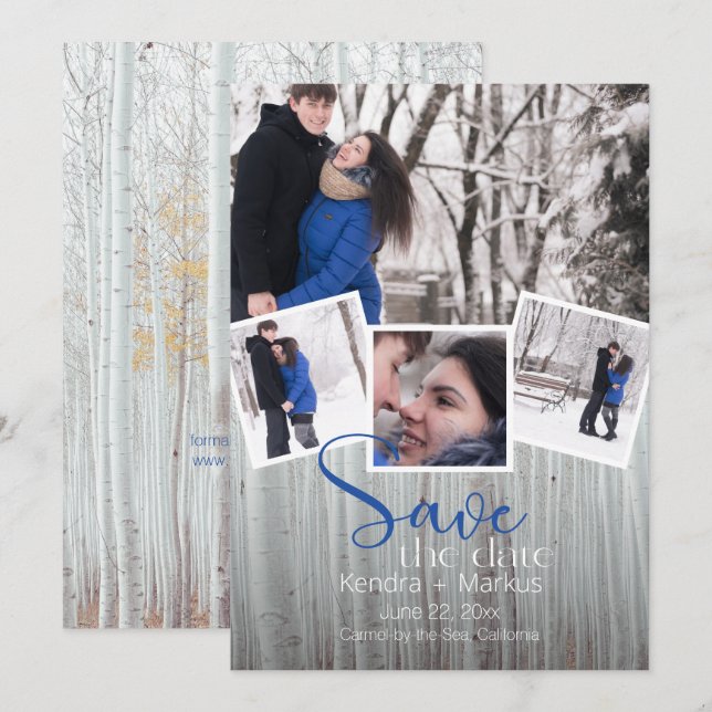 Invitación La moderna tipografía rusa fotográfica salva la fe (Anverso / Reverso)