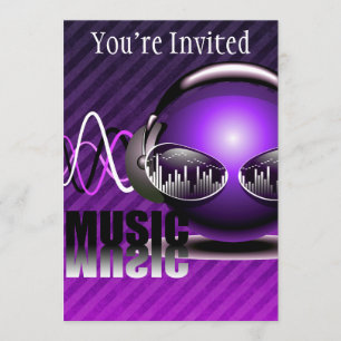 Invitación La música bombea en mis orejas