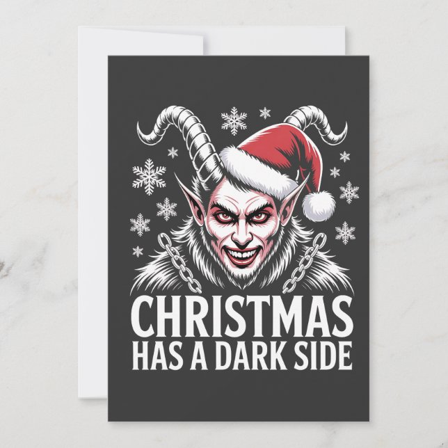 Invitación La Navidad tiene un lado oscuro (Anverso)