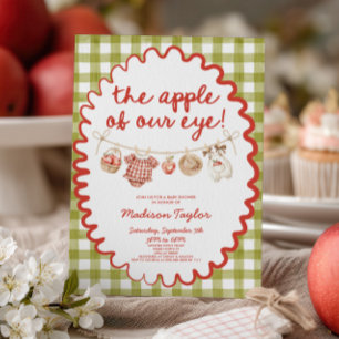 Invitación La niña de nuestros ojos Baby Shower caprichoso de