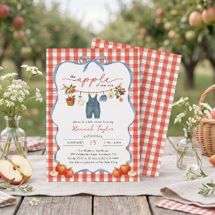 Invitación La niña de nuestros ojos Chica Otoño Baby Shower