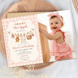 Invitación La niña de nuestros ojos cumpleaños en la cuerda d