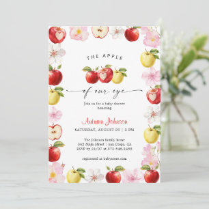 Invitación La niña de nuestros ojos Ducha de bebé de flor de
