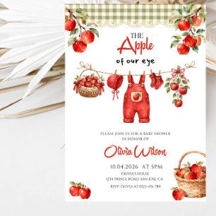 Invitación La Niña de Nuestros Ojos Fiesta de Baby Shower