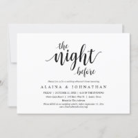 La noche anterior, Fiesta de la cena de ensayo Bod