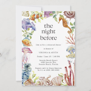 Invitación La Noche Antes de la Cena de Ensayo