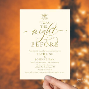 Invitación La Noche Antes de la Cena de Ensayo con Clase