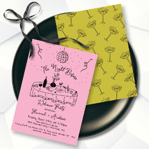Invitación La Noche Antes de la Cena de Ensayo de Bienvenida