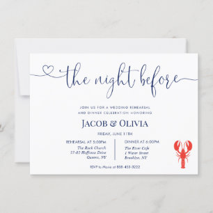 Invitación La noche antes del ensayo Boda Invitati