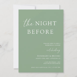 Invitación La noche antes del ensayo Boda Invitati