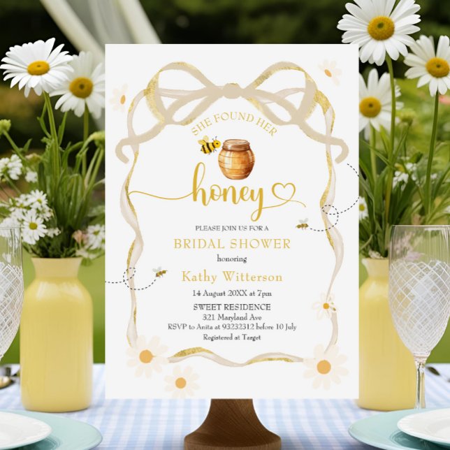 Invitación La novia de Daisy Bee (Subido por el creador)