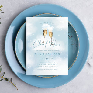 Invitación La Novia Está En La Nube 9 Desayuno Nupcial Champá