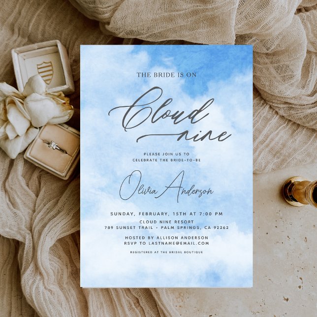 Invitación La Novia Está En La Nueve Ducha Británica (Subido por el creador)