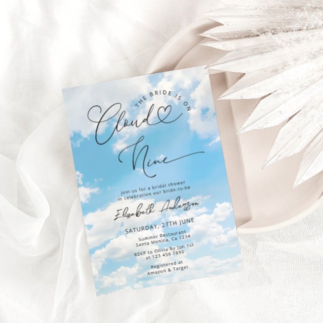 Invitación La Novia Está En Nueve Elegantes Duchas De Novias (Subido por el creador)