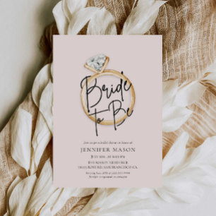 Invitación La Novia Será La Moderna Ducha Bridal
