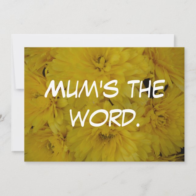 Invitación La palabra de la mamá (Anverso)