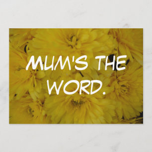 Invitación La palabra de la mamá