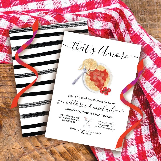 Invitación La Pasta de la Cena de Ensayos Italianos (Subido por el creador)