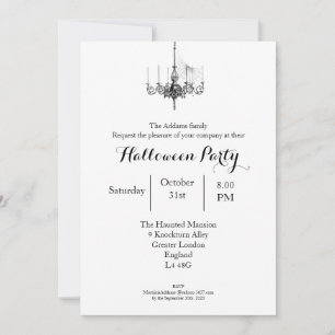 Invitación la pelota de Halloween