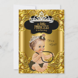 Invitación La pequeña princesa está de camino a Baby Shower B