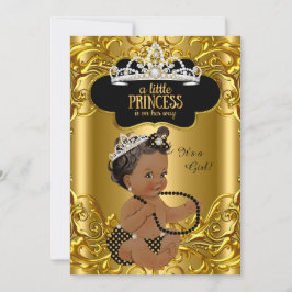 Invitación La pequeña princesa está de camino hacia la etnia 