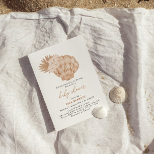 Invitación La Pequeña Sirenita De Boho Está En Camino De Baby