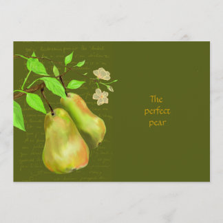 Invitación La pera perfecta