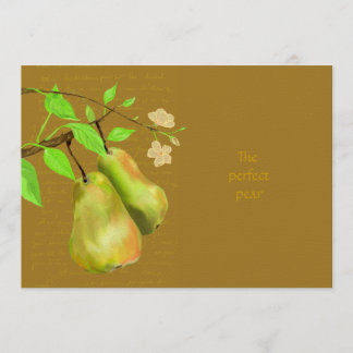 Invitación La pera perfecta