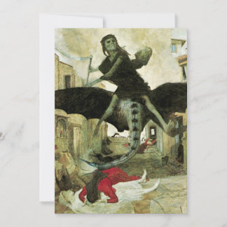 Invitación La Peste de Arnold Bocklin, Fiesta de Halloween