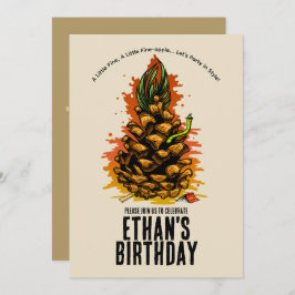 Invitación La piña es la mejor baza de cumpleaños