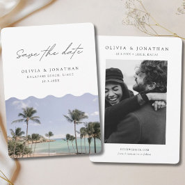 Invitación La playa de Kalapaki salva al Boda de Date Lihue