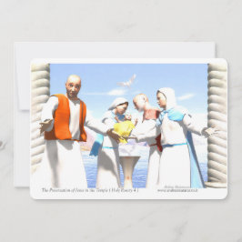 Invitación La Presentación de Jesús en el Templo