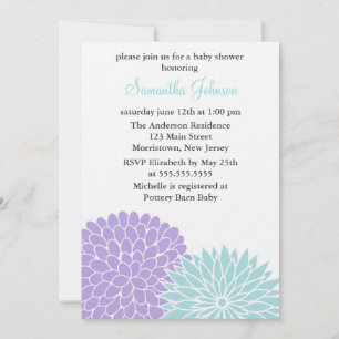 Invitación La primavera florece Baby Shower