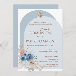 Invitación La Primera Comunión Sagrada De La Española