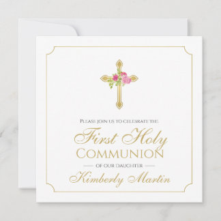 Invitación La primera cruz de oro de la comunidad rosa Roses 